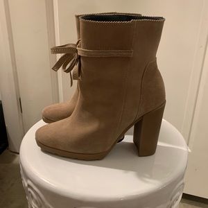 Tan Suede Boots by PIERRE HARDY